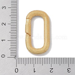 Crémaillère placage micro cuivres ouvrent zircons fermoirs twister&nbsp;KK-NH0002-19G-02