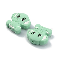 Пищевые экологически чистые силиконовые бусины&nbsp;LS-SIL-WH0010-02D