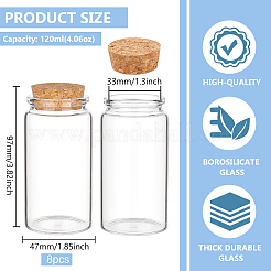 Пустая стеклянная бутылка&nbsp;LS-AJEW-WH0470-43D