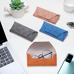 4 шт. 4-цветный чехол для очков из искусственной кожи pu&nbsp;AJEW-OC0002-88