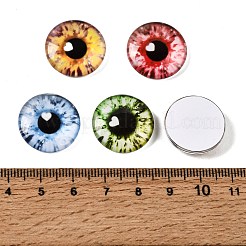 Cabochon in vetro trasparente stampato&nbsp;GL-CBAA22A-10