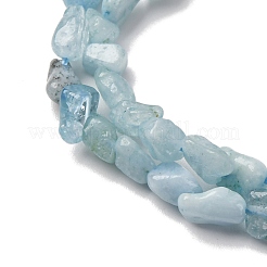 Природные Аквамарин бисер нитей G-I389-A17