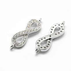 Латунные микро проложить класса AAA кубического циркония соединения&nbsp;ZIRC-P071-09P-NR