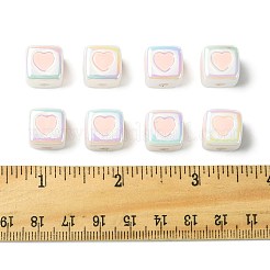 10 шт. непрозрачные акриловые эмалевые бусины ACRC-FS0001-02G