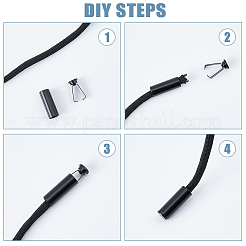 40 шт. 2-цветные напыленные печатные наконечники из сплава для шнурков&nbsp;FIND-DC0005-08