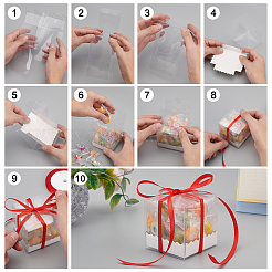 Складные прозрачные коробки из ПВХ CON-BC0006-42A