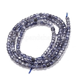 Fili di perle di iolite / cordierite / dicroite naturali&nbsp;G-H266-30