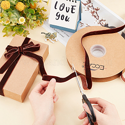 Односторонние бархатные ленты&nbsp;OCOR-WH0080-14C-01