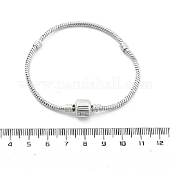 Латунные браслеты-змеи для мужчин и женщин BJEW-G736-06P