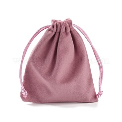 Бархатные мешочки для хранения украшений на шнурке ABAG-P013-02B-06