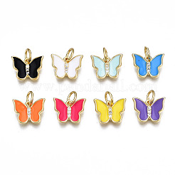 Латунные микро проложить кубического циркония подвески&nbsp;ZIRC-T014-040G-NF