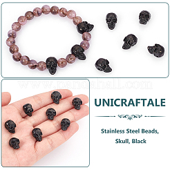 8 шт. бусины из нержавеющей стали марки 304 STAS-UN0059-64B