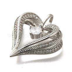 Латунные микро проложить кубического циркония подвески KK-B128-07P