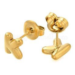 Серьги-гвоздики из нержавеющей стали 304 EJEW-I316-01G-K