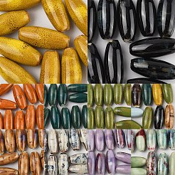 10шт фарфоровые бусины ручной работы&nbsp;PORC-YW0001-34