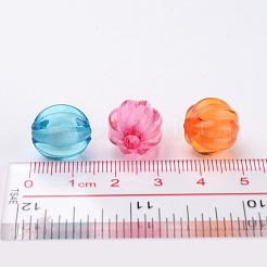 Прозрачные акриловые бусины X-TACR-S098-M