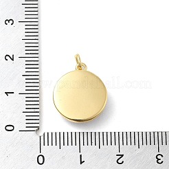 Echte 18 Karat vergoldete Messinganhänger&nbsp;KK-A198-03G-03