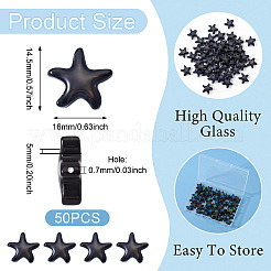 50pcs Glasperlen&nbsp;GLAA-TA0003-73