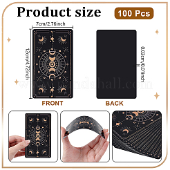 100 Stück rechteckige Tarotkarten aus Papier&nbsp;DIY-NB0015-45