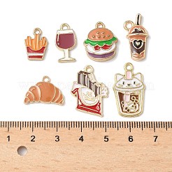 16шт 8 стиля подвески из сплава с эмалью&nbsp;ENAM-FP0002-50