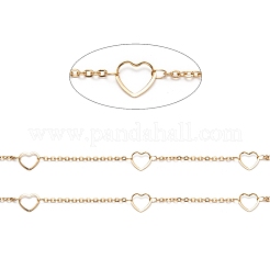 Ионное покрытие (IP) 304 нержавеющая сталь сердцевидные кабельные цепи&nbsp;STAS-P254-06G