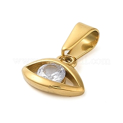 Подвески из нержавеющей стали 304 с микропаве из кубического циркония&nbsp;STAS-R229-27G