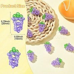 Подвески из акриловых бусин ручной работы&nbsp;PALLOY-CJ00078