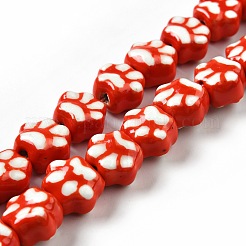 Ручной печатный шарики фарфора&nbsp;X1-PORC-F005-02C