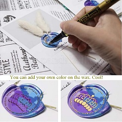 DIY деревянный воск печать штамп AJEW-WH0131-221