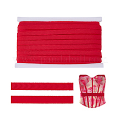 Cintas de polialgodón huecas de color sólido&nbsp;OCOR-WH0101-234A