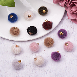 Подвески из искусственного норкового меха WOVE-CJ0001-02