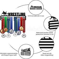 Изготовленная на заказ модная железная вешалка для медалей ODIS-WH0021-024