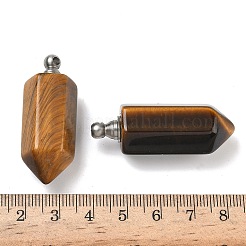 Натуральные подвески для флаконов с тигровым глазом&nbsp;G-H332-09P-02