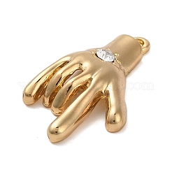 Сплав с подвесками из горного хрусталя&nbsp;PALLOY-K021-02A-G