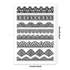 Timbri trasparenti in plastica pvc personalizzati con tema estivo&nbsp;DIY-WH0631-0538