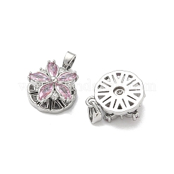 Вращающиеся подвески из латуни с микропаве и кубическим цирконием&nbsp;KK-A287-03P