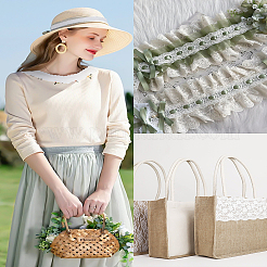 5 ярд хлопкового кружева для отделки&nbsp;OCOR-LP0001-15