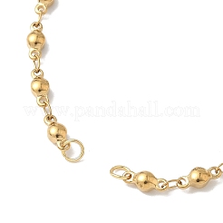 Изготовление браслетов из звеньевых цепей из нержавеющей стали 304&nbsp;AJEW-JB01350-01