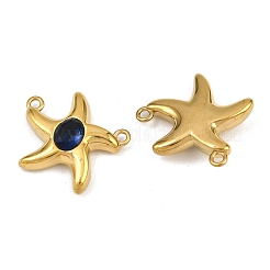 Подвески из нержавеющей стали 304 со стразами&nbsp;STAS-H242-05G-05