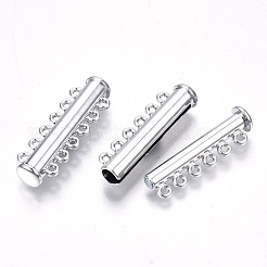 6-пряди латунные магнитного слайд замок застежки KK-Q740-19P