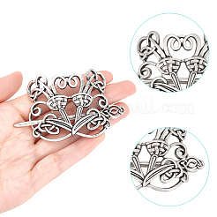 Заколка для волос Viking с палочками для волос OHAR-WH0001-04C