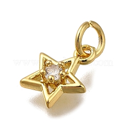 Colgante micropavé cubic zirconia de latón&nbsp;ZIRC-I070-017G