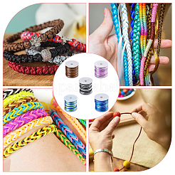 5 рулон двухцветного сегментного окрашенного нейлонового шнура&nbsp;NWIR-FH0001-04A