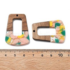 Colgantes de resina y nogal&nbsp;FIND-R051-02H