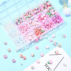 Браслеты из полимерной глины своими руками бусины наборы для изготовления украшений&nbsp;DIY-YW0010-60