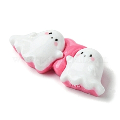 Кабошоны из непрозрачной смолы на тему Хэллоуина CRES-Q219-03H