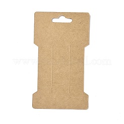 Schede espositive per fermagli per capelli in carta kraft&nbsp;DIY-B061-06A-06