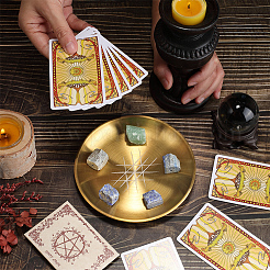 Подставка для свечей из нержавеющей стали&nbsp;AJEW-WH20019-90A