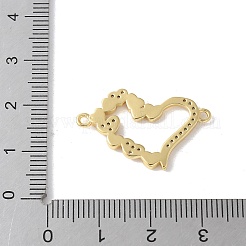 Подвески-сердечки с микропаве из латуни и кубическим цирконием&nbsp;KK-A252-28G-05