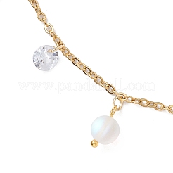 Браслеты на ногу из нержавеющей стали 304 AJEW-AN00699-02